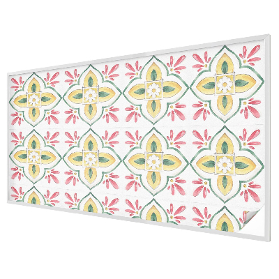 Film occultant pour fenêtre ornement floral