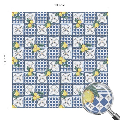 Film occultant fenêtre effet vitrail Motif citron