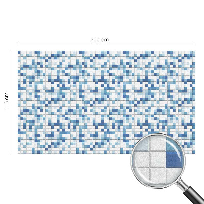 Film fenêtre décoratif occultant vitrail Jeu de tuiles