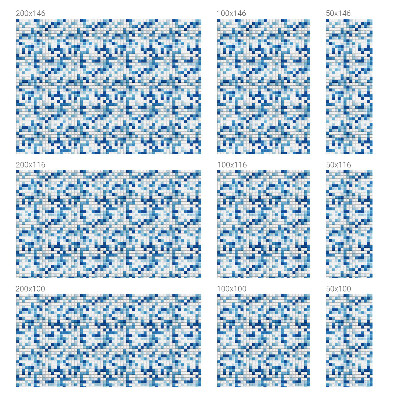 Film fenêtre décoratif occultant vitrail Jeu de tuiles