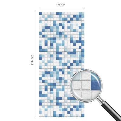 Film fenêtre décoratif occultant vitrail Jeu de tuiles