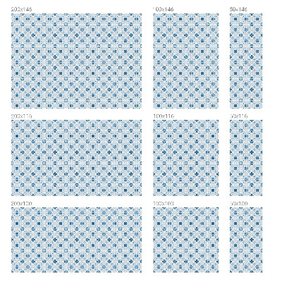 Autocollant pour vitrage Décorations carrelées