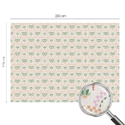 Autocollant pour vitrage palmiers exotiques