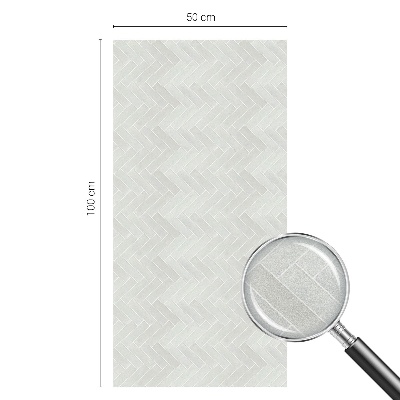 Film occultant pour fenêtre chevrons gris