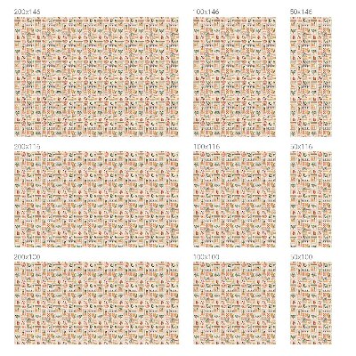 Autocollant pour vitrage Motifs folkloriques