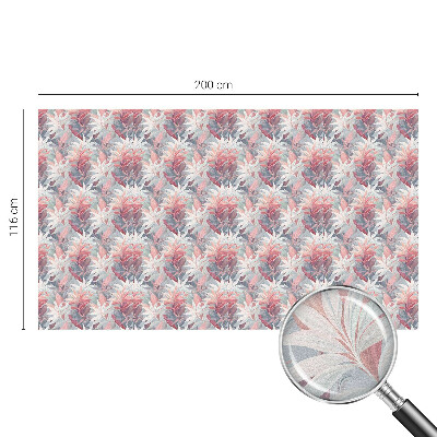 Autocollant pour vitrage feuilles de fleurs
