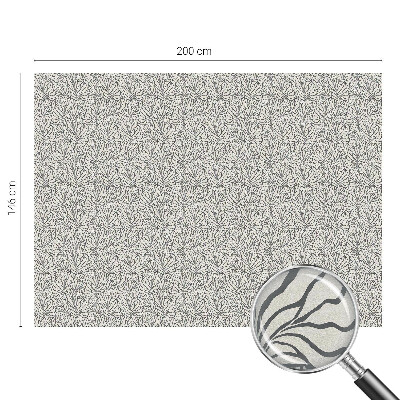 Vitrail autocollant pour fenêtre feuilles fleurs