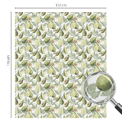 Film occultant pour fenêtre feuilles d'avocatier