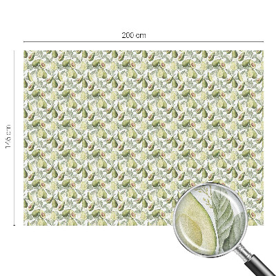 Film occultant pour fenêtre feuilles d'avocatier