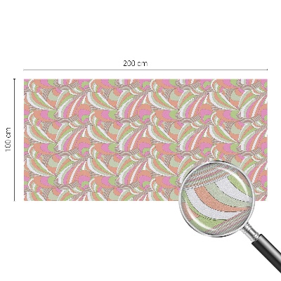 Film fenêtre décoratif occultant vitrail Zigzag coloré