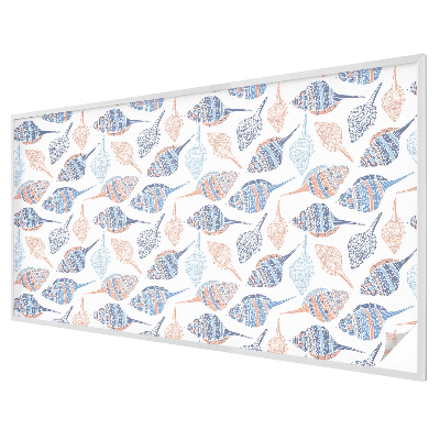 Film occultant fenêtre effet vitrail Coquillages