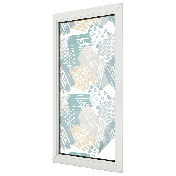 Film occultant pour fenêtre Mosaïque abstraite