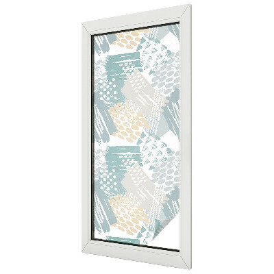 Film occultant pour fenêtre Mosaïque abstraite