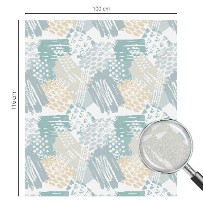 Film occultant pour fenêtre Mosaïque abstraite