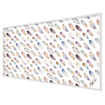 Film fenêtre décoratif occultant vitrail Plumes bohèmes