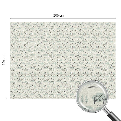 Autocollant pour vitrage Un village idyllique