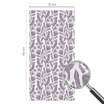 Film occultant fenêtre effet vitrail Motifs folkloriques