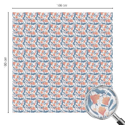 Vitrail autocollant pour fenêtre Un festin floral