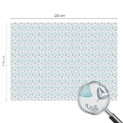 Film occultant fenêtre effet vitrail Harmonie maritime