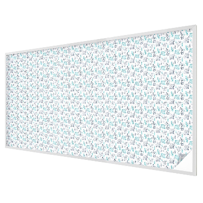 Film occultant fenêtre effet vitrail Harmonie maritime