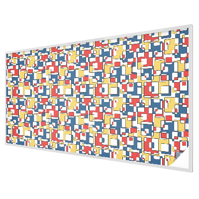 Film fenêtre décoratif occultant vitrail formes géométriques