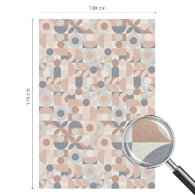 Vitrail autocollant pour fenêtre Mosaïque abstraite