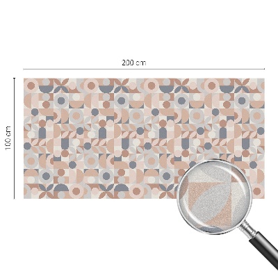 Vitrail autocollant pour fenêtre Mosaïque abstraite