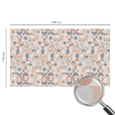 Vitrail autocollant pour fenêtre Mosaïque abstraite