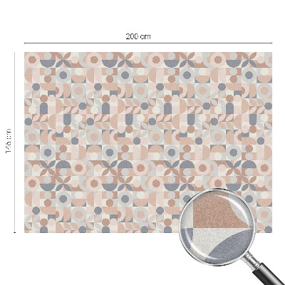 Vitrail autocollant pour fenêtre Mosaïque abstraite