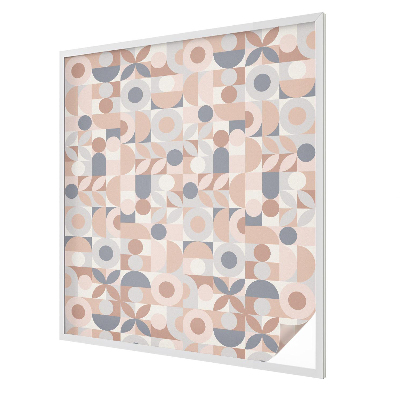 Vitrail autocollant pour fenêtre Mosaïque abstraite