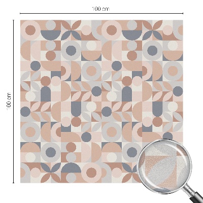 Vitrail autocollant pour fenêtre Mosaïque abstraite