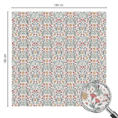 Film occultant pour fenêtre feuilles de renard