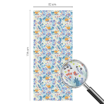 Autocollant pour vitrage Motif végétal