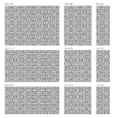 Film fenêtre décoratif occultant vitrail demi-cercles géométriques