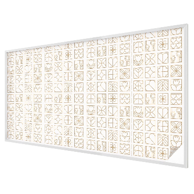 Vitrail autocollant pour fenêtre Amour géométrique