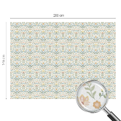 Autocollant pour vitrage symétrie florale