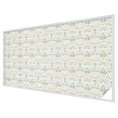 Autocollant pour vitrage symétrie florale