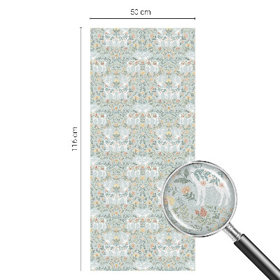 Film occultant pour fenêtre Fleurs de cerf