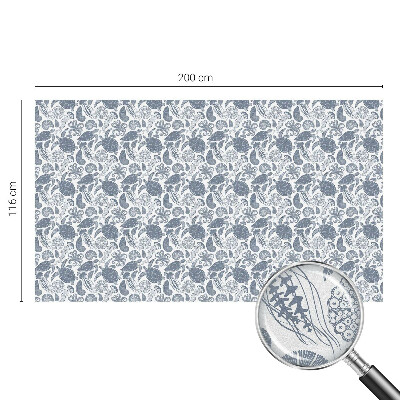 Film fenêtre décoratif occultant vitrail vie marine