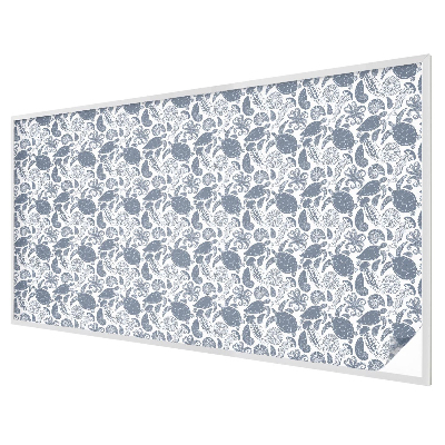 Film fenêtre décoratif occultant vitrail vie marine