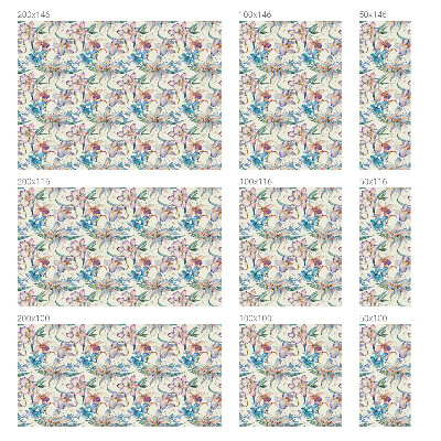 Vitrail autocollant pour fenêtre motif floral