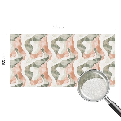 Film occultant fenêtre effet vitrail Vagues colorées