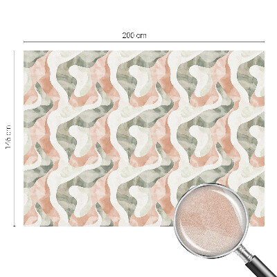 Film occultant fenêtre effet vitrail Vagues colorées