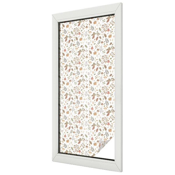 Vitrail autocollant pour fenêtre Motifs d'automne