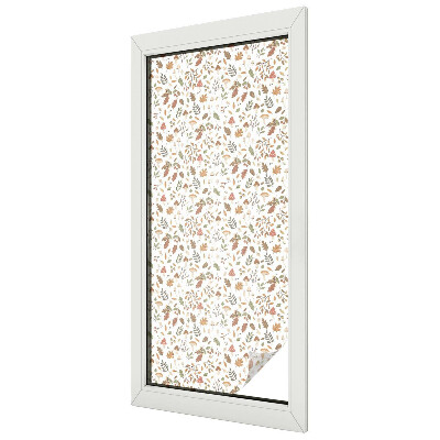 Vitrail autocollant pour fenêtre Motifs d'automne