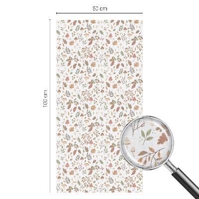 Vitrail autocollant pour fenêtre Motifs d'automne