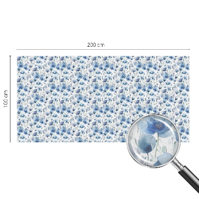 Film occultant pour fenêtre Fleurs à l'aquarelle