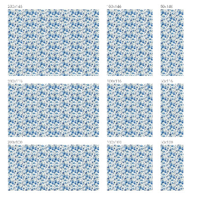 Film occultant pour fenêtre Fleurs à l'aquarelle