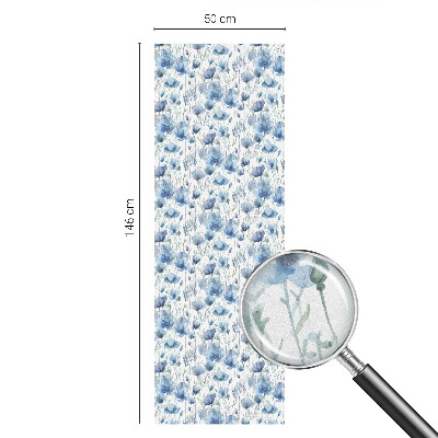 Film occultant pour fenêtre Fleurs à l'aquarelle