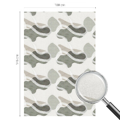 Film occultant fenêtre effet vitrail Motif organique